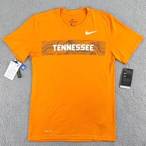 Nike Tennessee Volunteers T Shirt Mens Small Orange Football Athletic Cut NEW